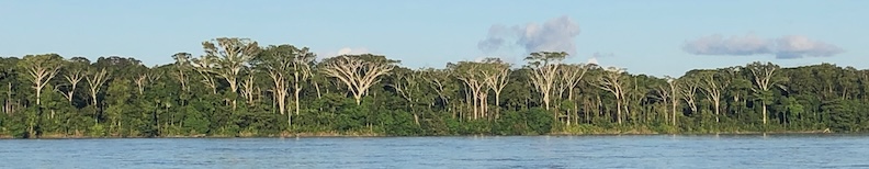 Aguarico River in Zabalo, Ecuador